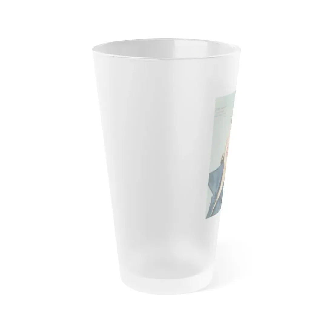 Kathryn Grant #63 (Vintage Female Icon) Frosted Pint Glass 16oz - Go Mug Yourself