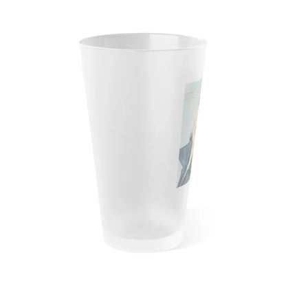 Kathryn Grant #63 (Vintage Female Icon) Frosted Pint Glass 16oz - Go Mug Yourself