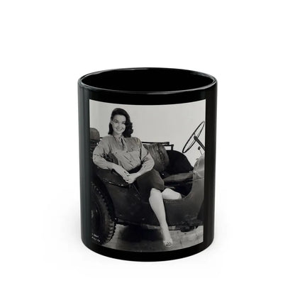 Kathryn Grant #67 (Vintage Female Icon) Black Coffee Mug 11oz - Go Mug Yourself