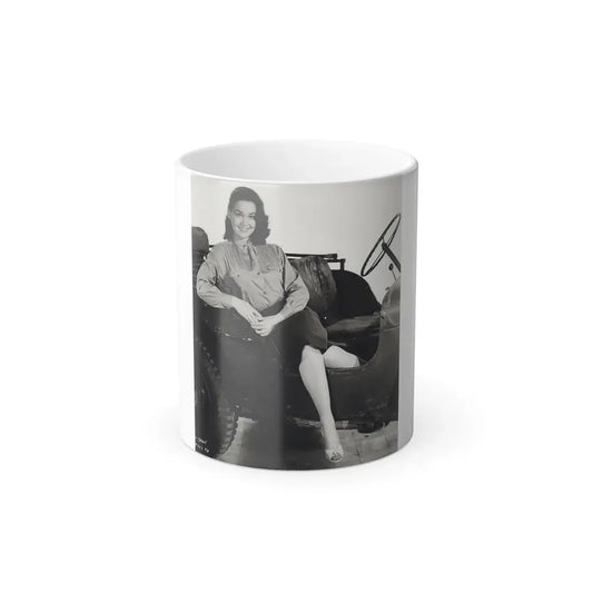 Kathryn Grant #67 (Vintage Female Icon) Color Changing Coffee Mug 11oz - Go Mug Yourself
