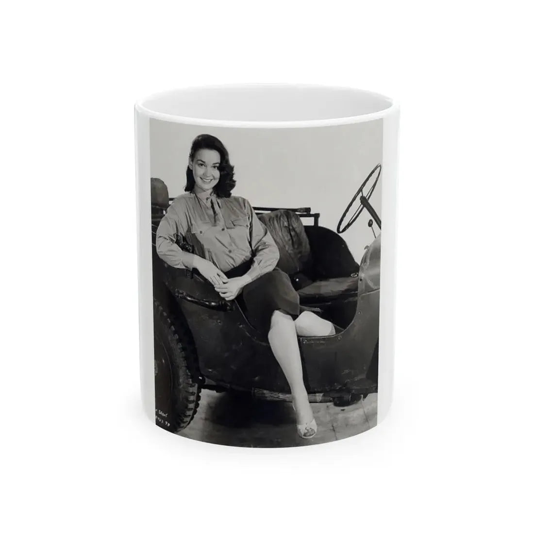 Kathryn Grant #67 (Vintage Female Icon) White Coffee Mug 11oz - Go Mug Yourself
