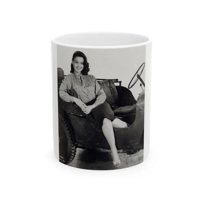 Kathryn Grant #67 (Vintage Female Icon) White Coffee Mug 11oz - Go Mug Yourself