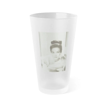 Kathryn Grant #69 (Vintage Female Icon) Frosted Pint Glass 16oz-16oz-Frosted-Go Mug Yourself