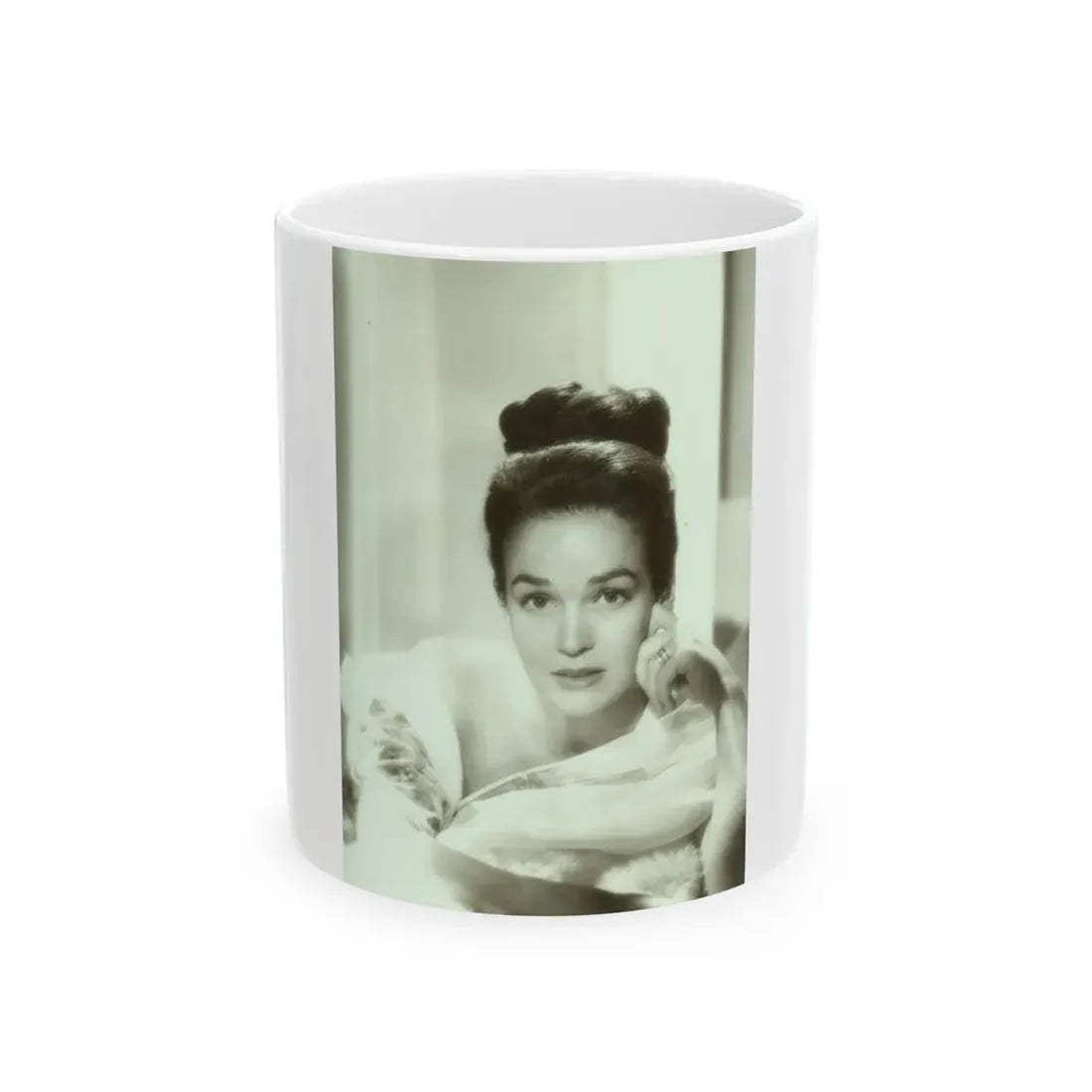Kathryn Grant #69 (Vintage Female Icon) White Coffee Mug 11oz - Go Mug Yourself