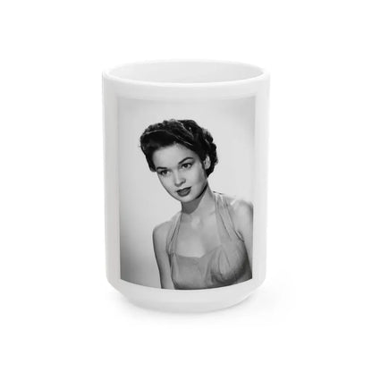 Kathryn Grant #77 (Vintage Female Icon) White Coffee Mug 15oz - Go Mug Yourself