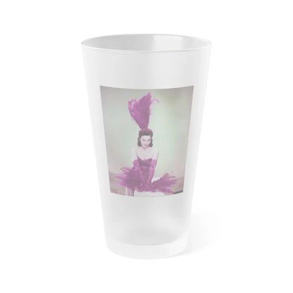 Kathryn Grant #78 (Vintage Female Icon) Frosted Pint Glass 16oz-16oz-Frosted-Go Mug Yourself