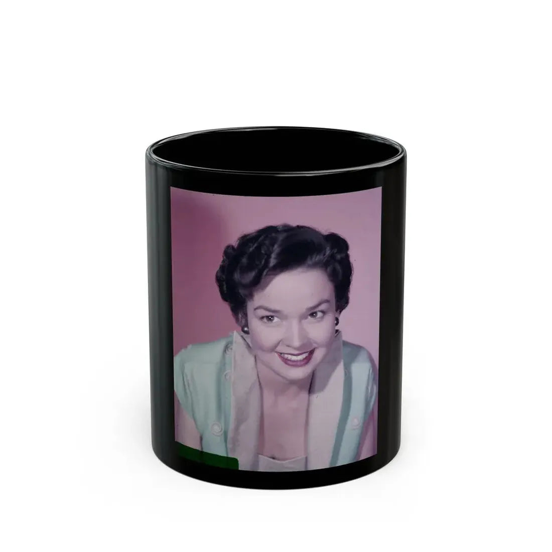 Kathryn Grant #84 (Vintage Female Icon) Black Coffee Mug 11oz - Go Mug Yourself