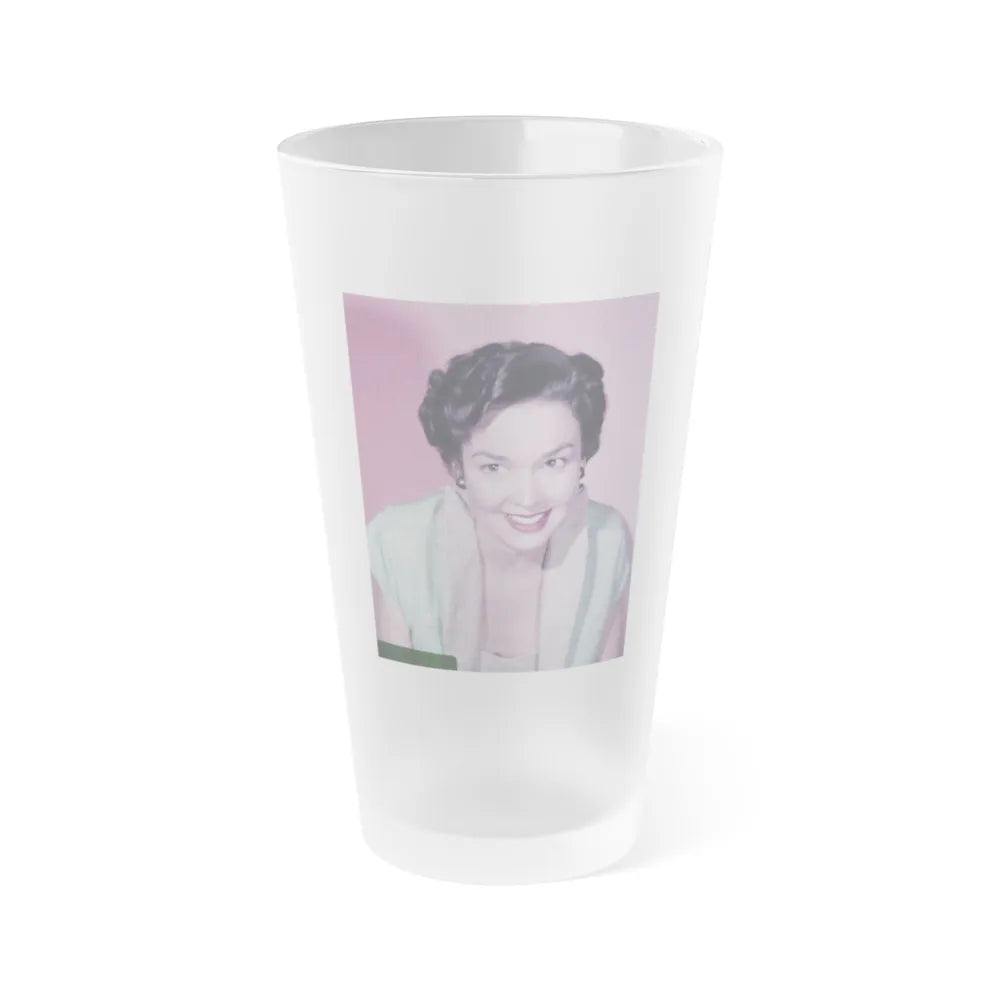 Kathryn Grant #84 (Vintage Female Icon) Frosted Pint Glass 16oz-16oz-Frosted-Go Mug Yourself