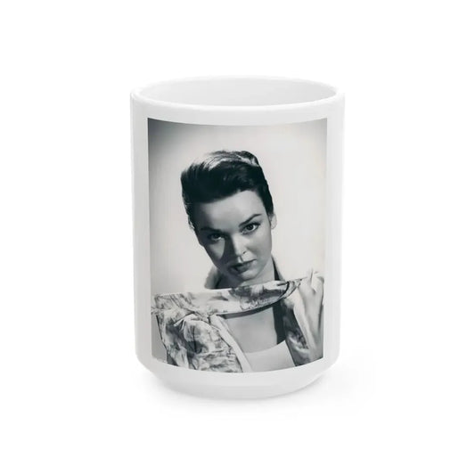 Kathryn Grant #90 (Vintage Female Icon) White Coffee Mug 15oz - Go Mug Yourself