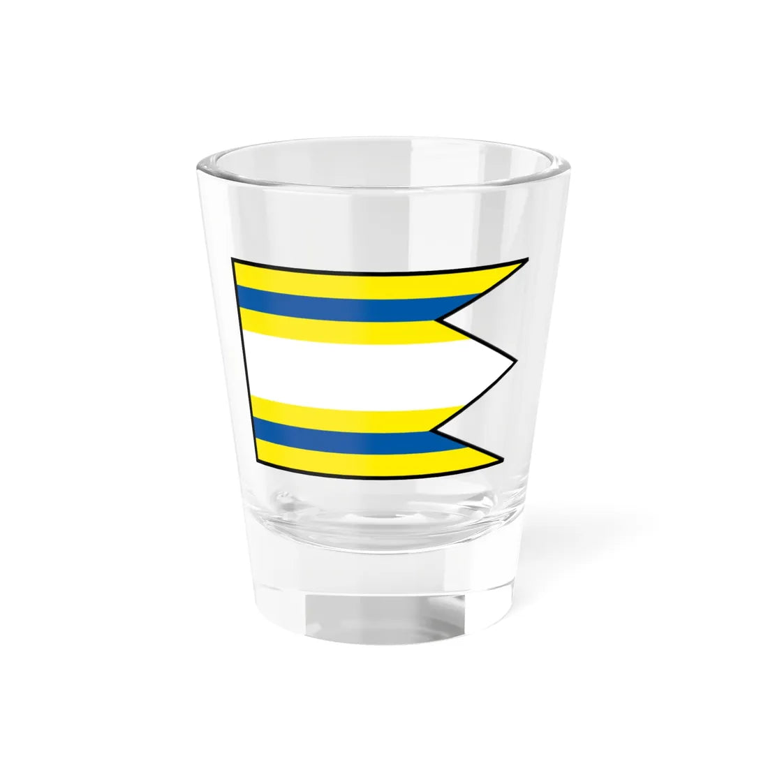 Katov Skalica Flag (Slovakia) Shot Glass 1.5oz 1.5oz - Go Mug Yourself