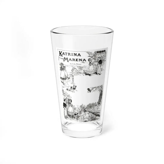 Katrina Marena (1), St. Nicholas magazine, October 1924 - Pint Glass 16oz 16oz - Go Mug Yourself