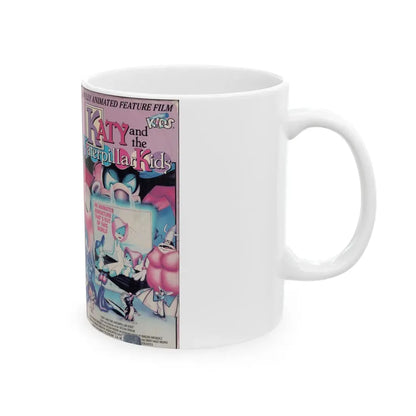 KATY AND THE KATERPILLAR KIDS (VHS COVER) - White Coffee Mug - Go Mug Yourself