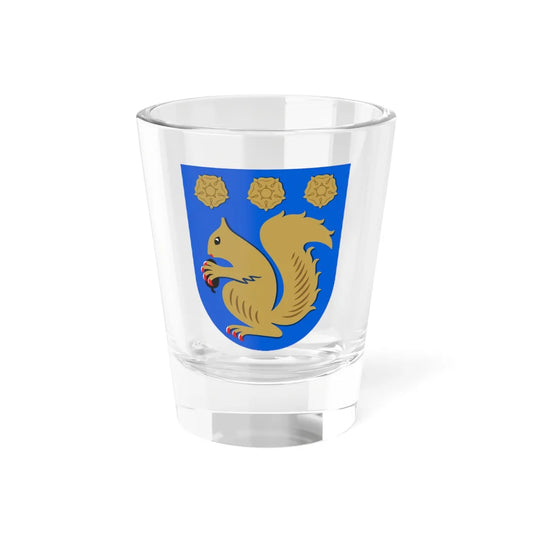 Kauniainen.vaakuna (Finland) (Coat of Arms) Shot Glass 1.5oz 1.5oz - Go Mug Yourself