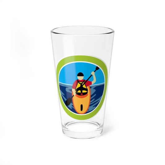 Kayaking (Boy Scout Merit Badge) Pint Glass 16oz-16oz-Go Mug Yourself