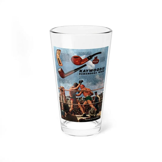 Kaywoodie Briar advertisement, Collier's, December 17, 1949 - Pint Glass 16oz 16oz - Go Mug Yourself