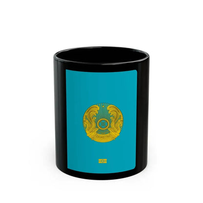 Kazakh Passport - Black Coffee Mug 11oz - Go Mug Yourself