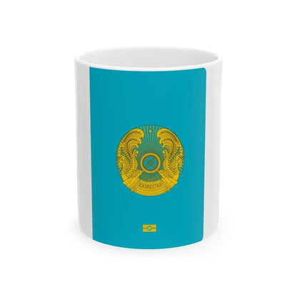 Kazakh Passport - White Coffee Mug 11oz - Go Mug Yourself