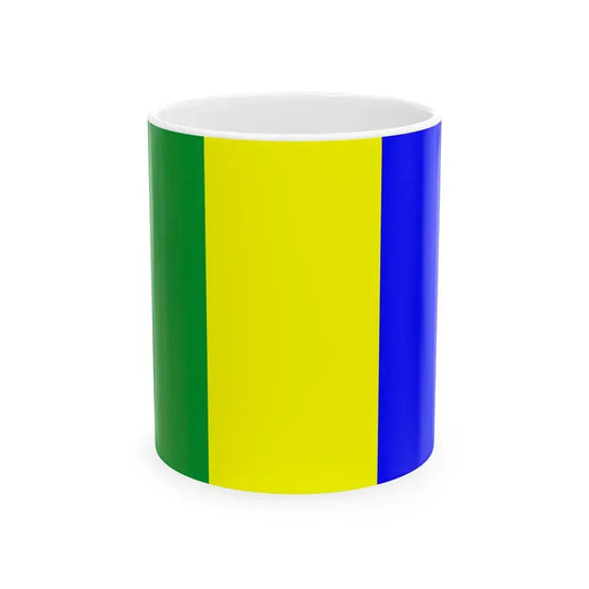 Kazakhstan 1991 Flag Proposal 2 (Kazakhstan) White Coffee Mug 11oz - Go Mug Yourself