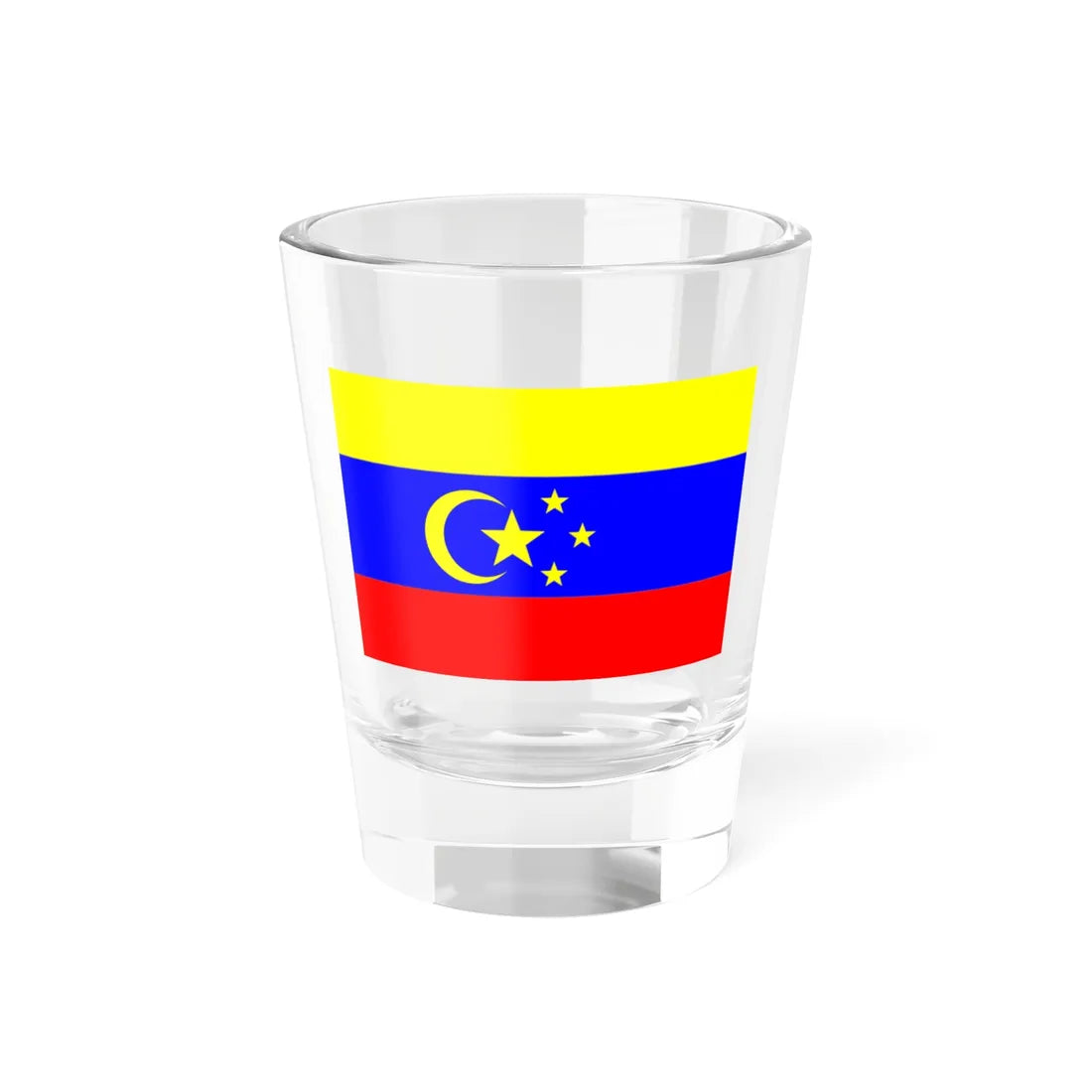 Kazakhstan 1991 Flag Proposal 3 (Kazakhstan) Shot Glass 1.5oz 1.5oz - Go Mug Yourself