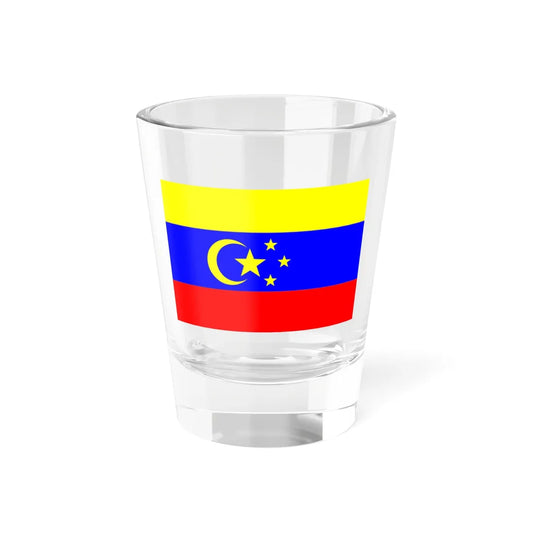 Kazakhstan 1991 Flag Proposal 3 (Kazakhstan) Shot Glass 1.5oz 1.5oz - Go Mug Yourself