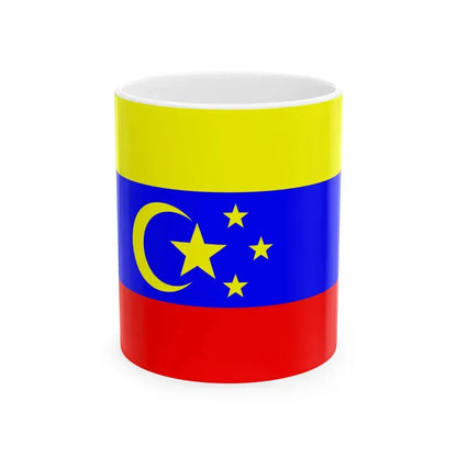 Kazakhstan 1991 Flag Proposal 3 (Kazakhstan) White Coffee Mug 11oz - Go Mug Yourself