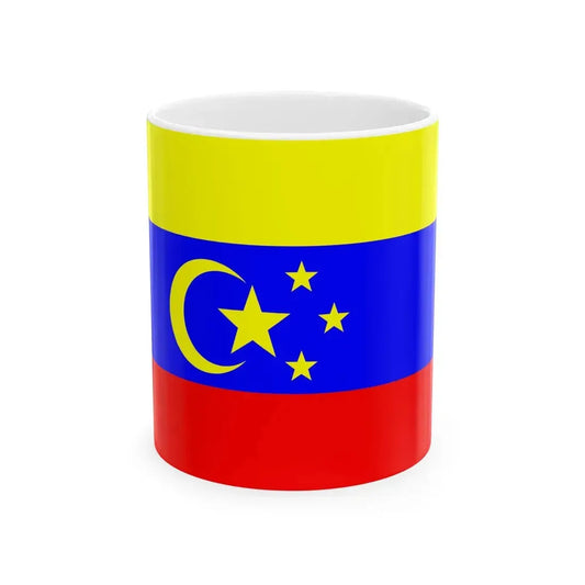 Kazakhstan 1991 Flag Proposal 3 (Kazakhstan) White Coffee Mug 11oz - Go Mug Yourself