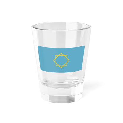Kazakhstan 1991 Flag Proposal 4 (Kazakhstan) Shot Glass 1.5oz 1.5oz - Go Mug Yourself