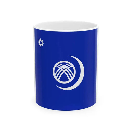 Kazakhstan 1991 Flag Proposal 5 (Kazakhstan) White Coffee Mug 11oz - Go Mug Yourself