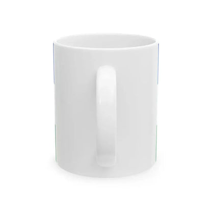 Kazakhstan 1991 Flag Proposal 6 (Kazakhstan) White Coffee Mug - Go Mug Yourself