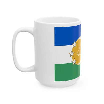 Kazakhstan 1991 Flag Proposal 6 (Kazakhstan) White Coffee Mug - Go Mug Yourself