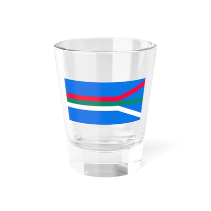 Kazakhstan 1991 Flag Proposal 7 (Kazakhstan) Shot Glass 1.5oz 1.5oz - Go Mug Yourself