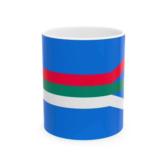 Kazakhstan 1991 Flag Proposal 7 (Kazakhstan) White Coffee Mug 11oz - Go Mug Yourself