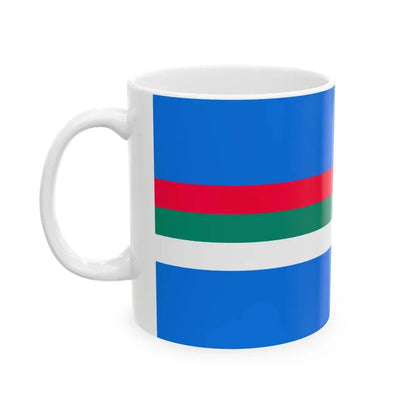 Kazakhstan 1991 Flag Proposal 7 (Kazakhstan) White Coffee Mug - Go Mug Yourself