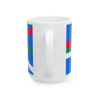 Kazakhstan 1991 Flag Proposal 7 (Kazakhstan) White Coffee Mug - Go Mug Yourself