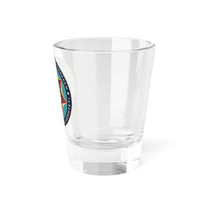 Эмблема КНБ РК (Kazakhstan) (Coat of Arms) Shot Glass 1.5oz - Go Mug Yourself