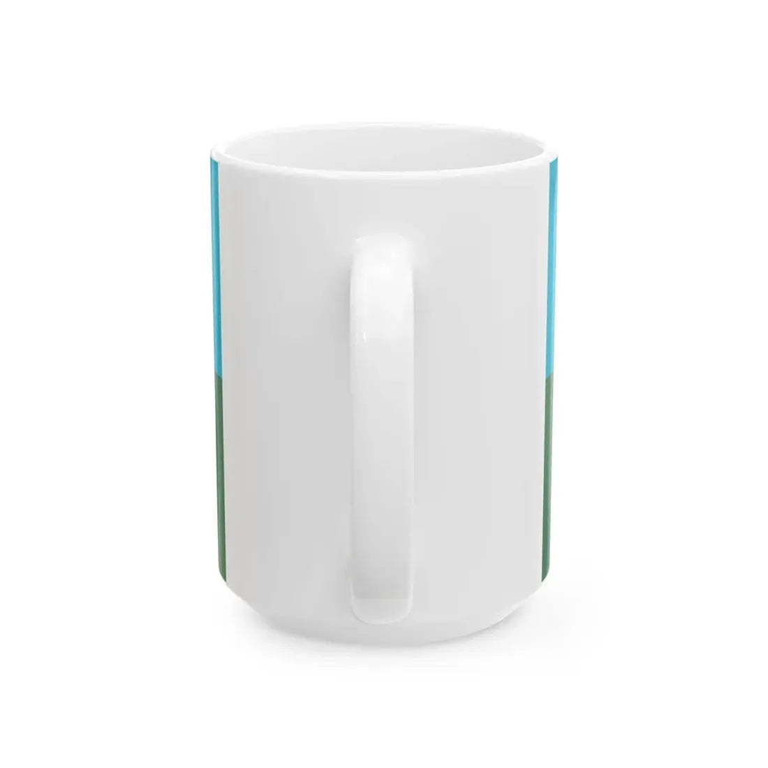 Kazakhstan Customs Service flag (Kazakhstan) White Coffee Mug - Go Mug Yourself