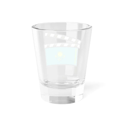 Kazakhstan film clapperboard variant (Kazakhstan) Shot Glass 1.5oz - Go Mug Yourself