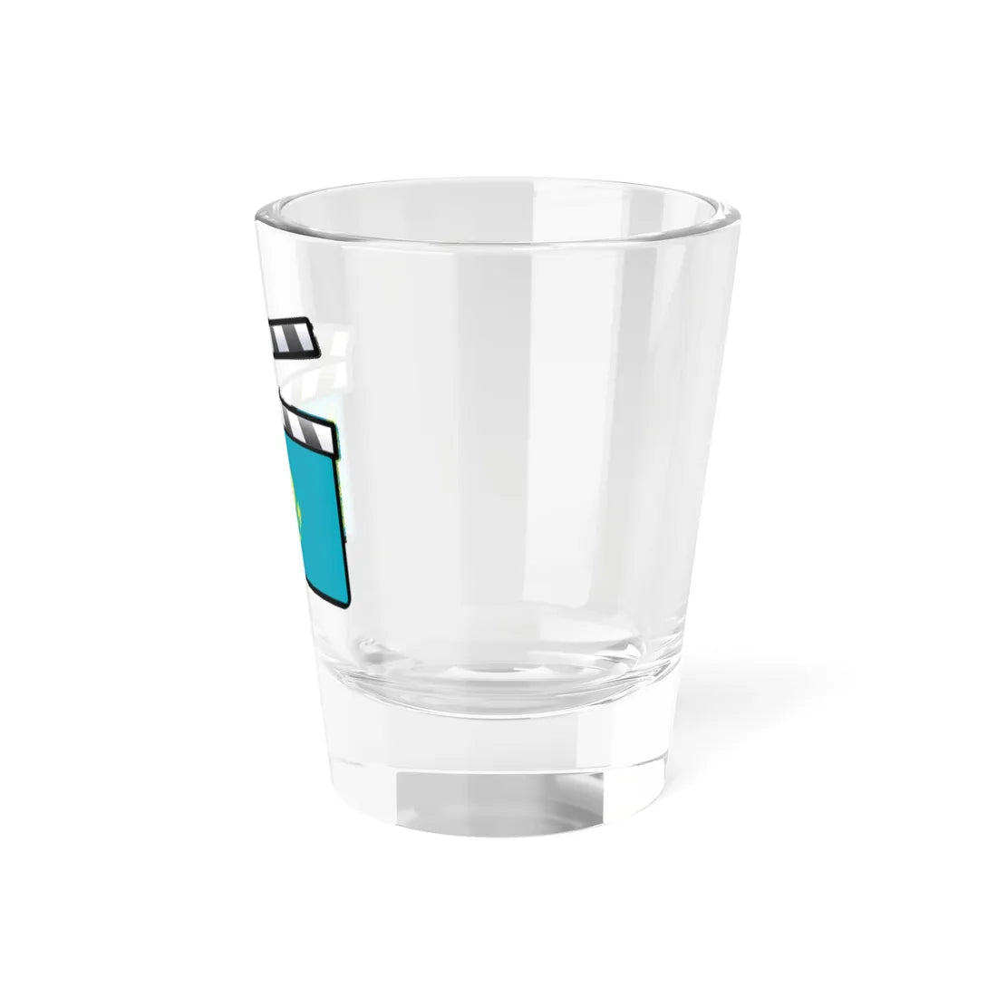 Kazakhstan film clapperboard variant (Kazakhstan) Shot Glass 1.5oz - Go Mug Yourself