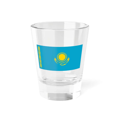 Kazakhstan Flag (Kazakhstan) Shot Glass 1.5oz 1.5oz - Go Mug Yourself