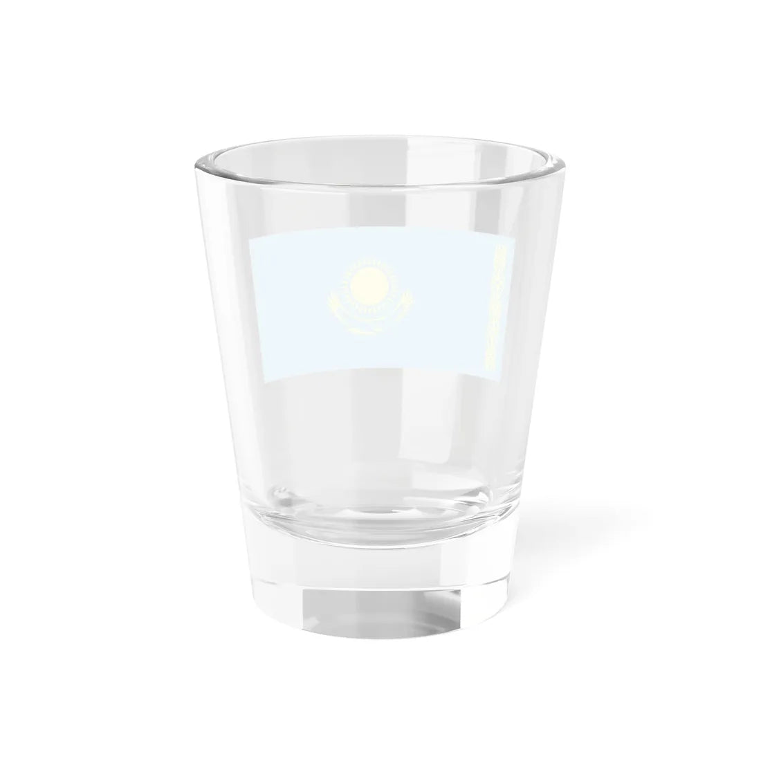 Kazakhstan Flag (Kazakhstan) Shot Glass 1.5oz - Go Mug Yourself