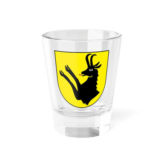 Küblis wappen (Switzerland) (Coat of Arms) Shot Glass 1.5oz 1.5oz - Go Mug Yourself