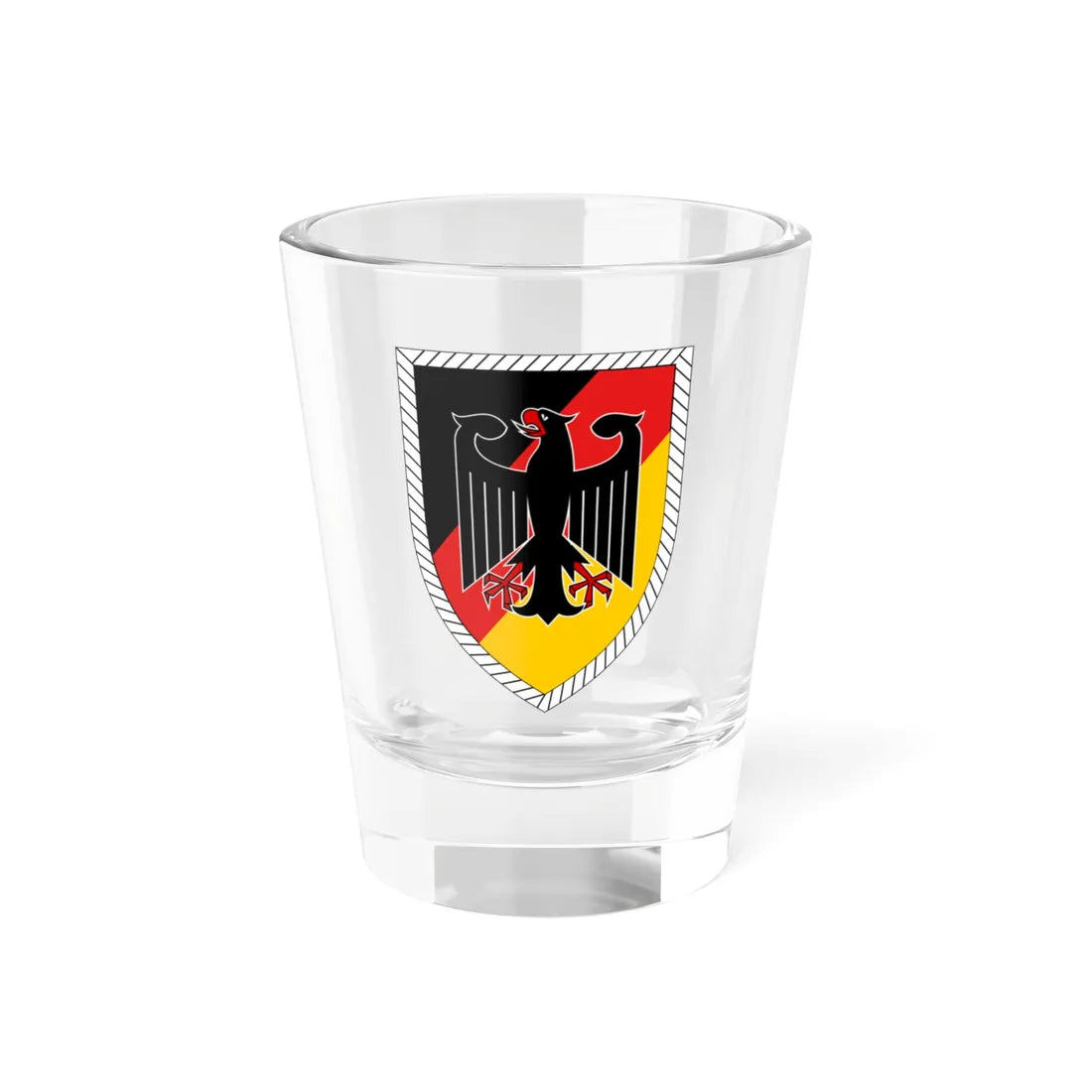 Kdo TerrVtg (Germany) (Coat of Arms) Shot Glass 1.5oz 1.5oz - Go Mug Yourself