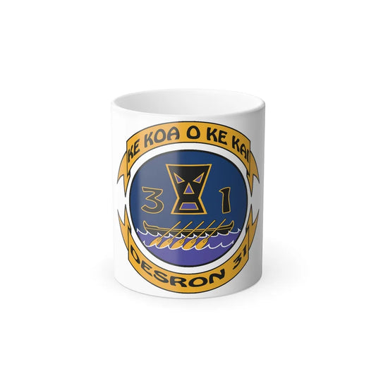 Ke Koa O Ke Kai DESRON 31 (U.S. Navy) Color Changing Mug 11oz-11oz-Go Mug Yourself