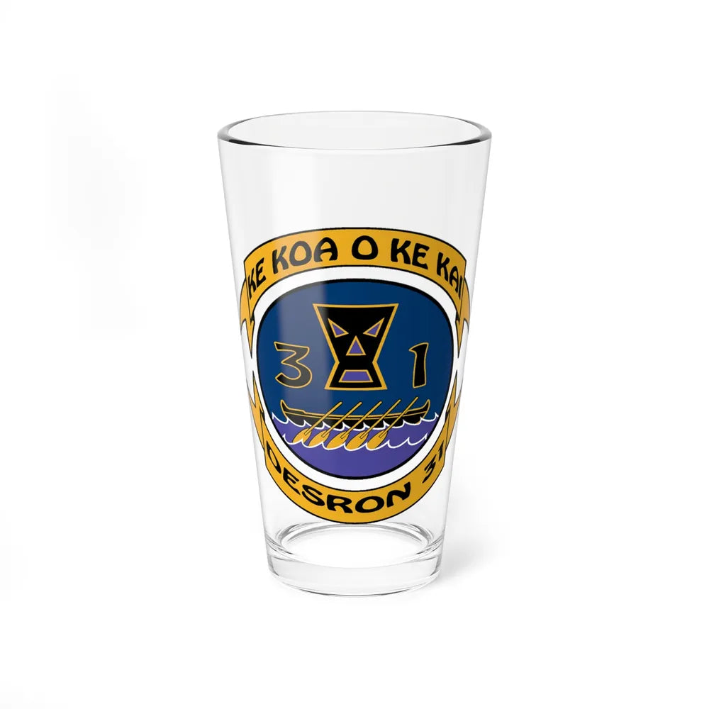 Ke Koa O Ke Kai DESRON 31 (U.S. Navy) Pint Glass 16oz-16oz-Go Mug Yourself