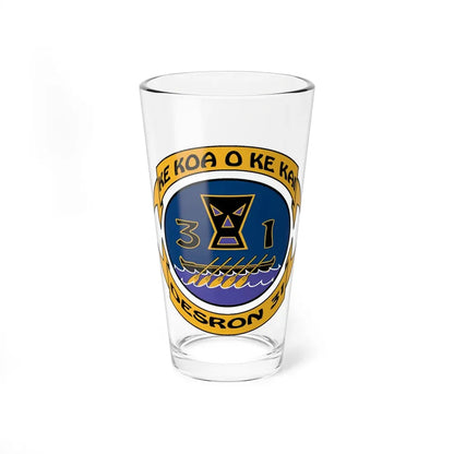 Ke Koa O Ke Kai DESRON 31 (U.S. Navy) Pint Glass 16oz 16oz - Go Mug Yourself