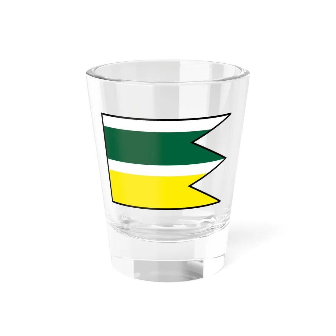 Kecerovce Kosice Okolie Flag (Slovakia) Shot Glass 1.5oz 1.5oz - Go Mug Yourself