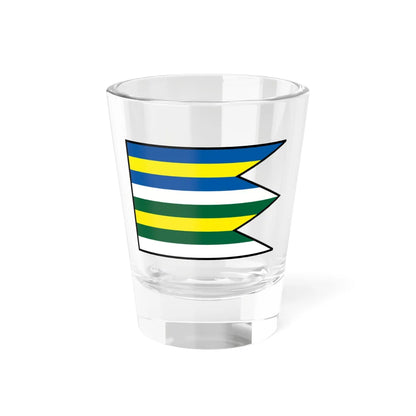 Kecerovsky Lipovec Kosice Okolie Flag (Slovakia) Shot Glass 1.5oz 1.5oz - Go Mug Yourself