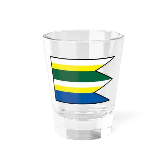 Keckovce Svidnik Flag (Slovakia) Shot Glass 1.5oz 1.5oz - Go Mug Yourself