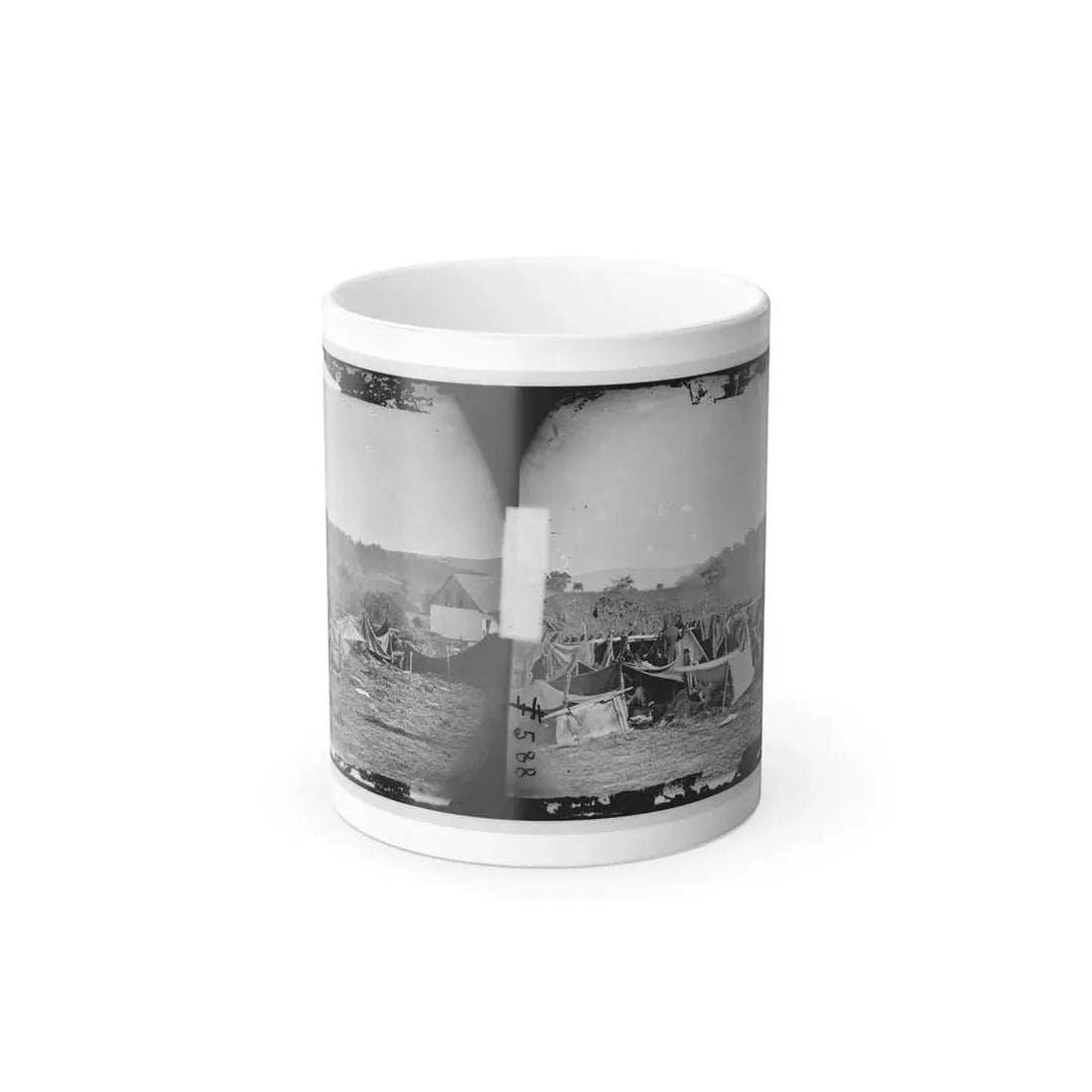 Keedysville, Md., Vicinity. Confederate Wounded at Smith's Barn, With Dr. Anson Hurd, 14Th Indiana Volunteers, in Attendance (U.S. Civil War) Color Changing Coffee Mug 11oz Default Title 11oz - Go Mug Yourself