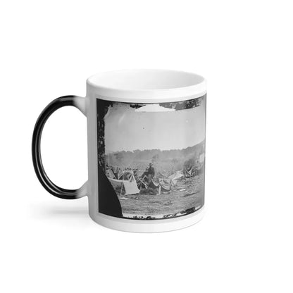 Keedysville, Md., Vicinity. Confederate Wounded at Smith's Barn, With Dr. Anson Hurd, 14Th Indiana Volunteers, in Attendance (U.S. Civil War) Color Changing Coffee Mug 11oz - Go Mug Yourself
